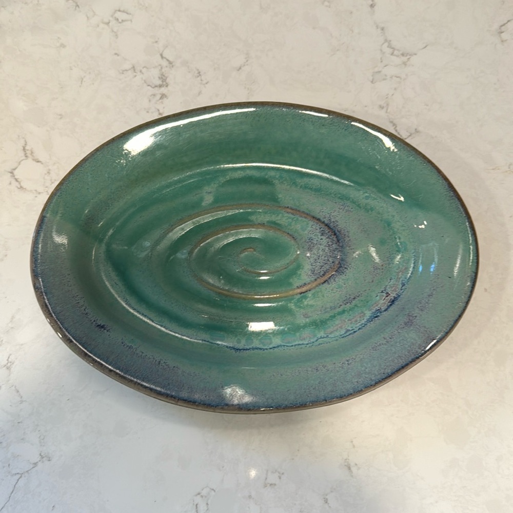 Handmade oval platter - Picture 2 of 6